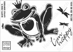 Schablone-Stencil A3 321-5034 Happy Frog